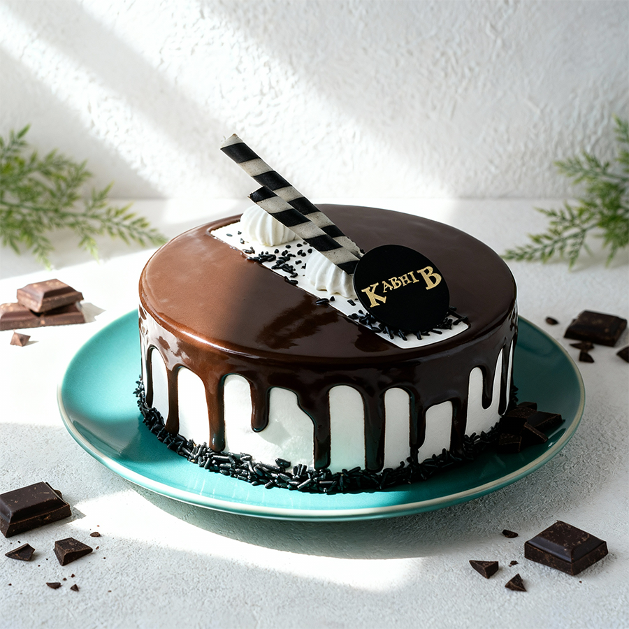 Chocolate Day & Night Cake 1pc