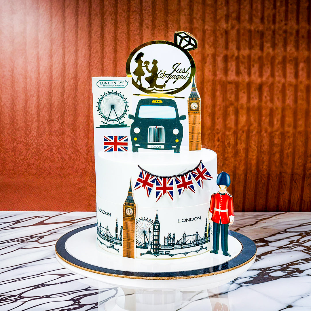 LOVE IN LONDON CREAM CAKE