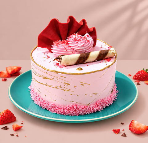 Strawberry Kiss Mini Cake 200 grm.